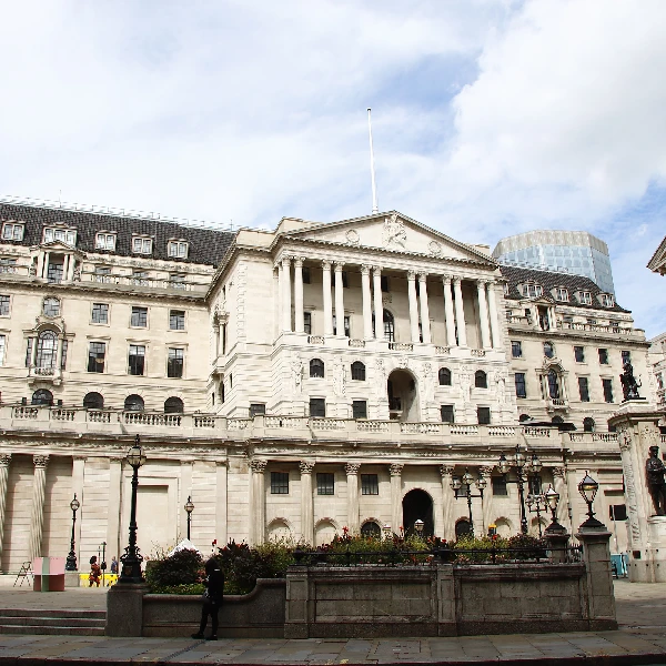 Здание Банка Англии в Лондоне.